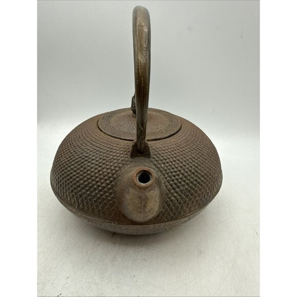 NANBU Tetsubin Japanese Iron Kettle Small Tea Ceremony Teapot Used_Signed - Picture 5 of 10